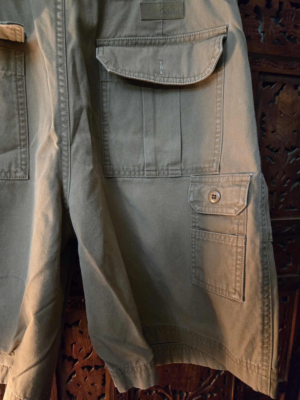 Men's Cargo Shorts in Khaki - Cabela - Picture 8 of 10